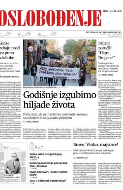 Oslobođenje - broj 25460, 12. okt 2017.