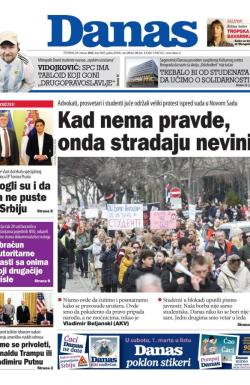 Danas - broj 9849, 27. feb 2025.