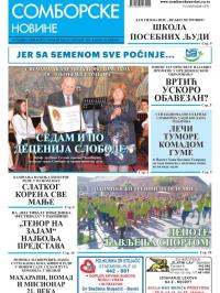 Somborske novine - broj 3409, 25. okt 2019.