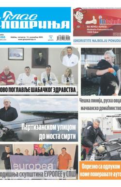 Glas Podrinja - broj 4066, 13. nov 2025.