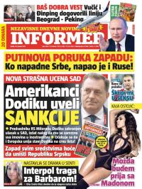 Informer - broj 1439, 18. jan 2017.