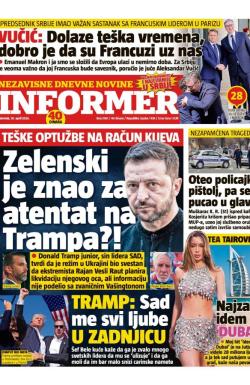 Informer - broj 3951, 10. apr 2025.