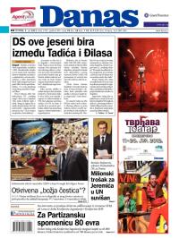Danas - broj 5393, 5. jul 2012.
