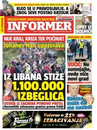 Informer - broj 1037, 28. sep 2015.