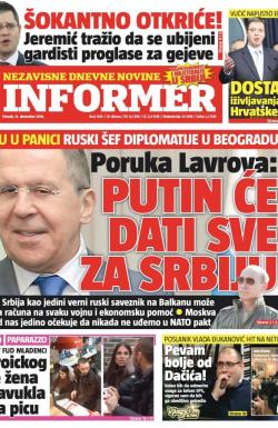 Informer - broj 1410, 13. dec 2016.