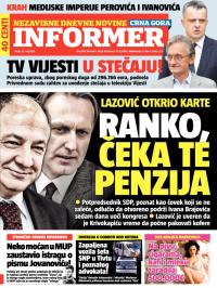 Informer CG - broj 931, 27. maj 2015.