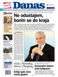 Danas - broj 5458-5459, 8. sep 2012.