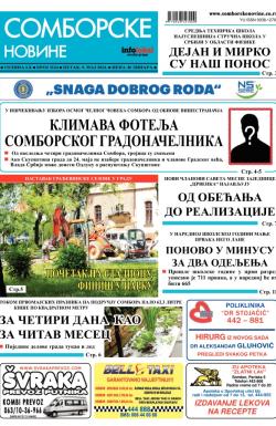 Somborske novine - broj 3124, 9. maj 2014.