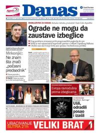 Danas - broj 6548, 3. sep 2015.