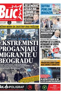 Blic - broj 8266, 24. feb 2020.