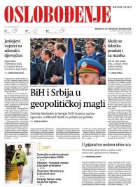 Oslobođenje - broj 26184, 20. okt 2019.