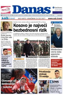 Danas - broj 6069, 12. maj 2014.