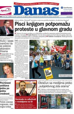 Danas - broj 6871, 22. jul 2016.