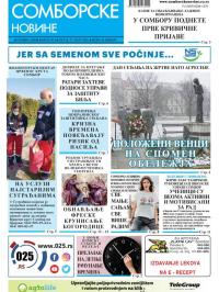 Somborske novine - broj 3431, 27. mar 2020.