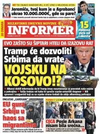 Informer - broj 1437, 16. jan 2017.