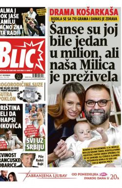 Blic - broj 7816, 17. nov 2018.