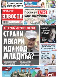 Večernje novosti - broj 3103, 29. sep 2018.