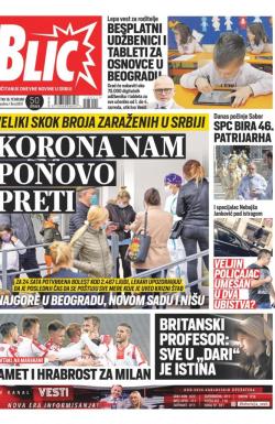 Blic - broj 8611, 18. feb 2021.