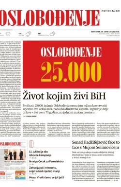 Oslobođenje - broj 25.000, 30. jun 2016.