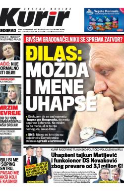 Kurir - broj 3592, 25. sep 2013.
