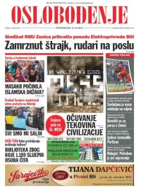 Oslobođenje - broj 24.741, 12. okt 2015.
