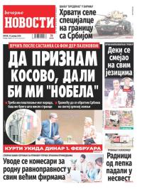 Večernje novosti - broj 4910, 19. jan 2024.