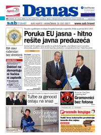 Danas - broj 5862, 17. okt 2013.