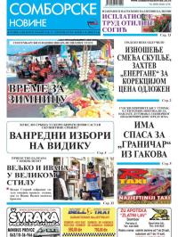 Somborske novine - broj 3194, 11. sep 2015.