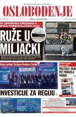 Oslobođenje - broj 24.946, 4. maj 2016.