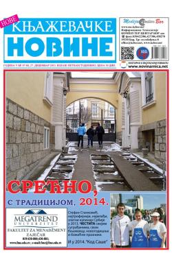 Nove knjaževačke novine - broj 87-88, 27. dec 2013.