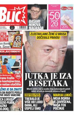 Blic - broj 8589, 26. jan 2021.