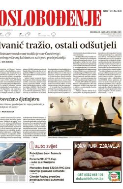 Oslobođenje - broj 25190, 11. jan 2017.
