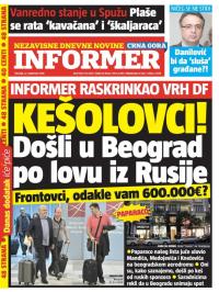 Informer CG - broj 1340, 22. sep 2016.