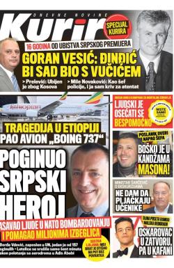 Kurir - broj 1828, 11. mar 2019.