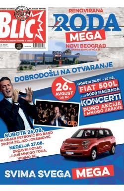 Blic - broj 7375, 26. avg 2017.