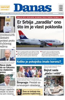 Danas - broj 8348, 7. avg 2020.