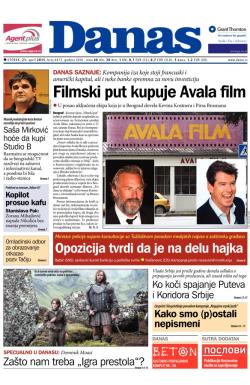 Danas - broj 6413, 21. apr 2015.