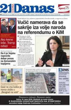 Danas - broj 7560, 11. jun 2018.
