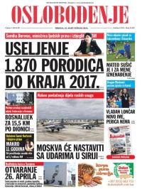 Oslobođenje - broj 24.897, 16. mar 2016.