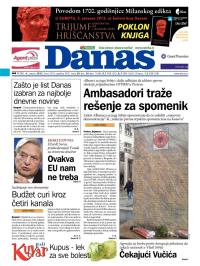 Danas - broj 5576, 4. jan 2013.