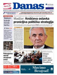 Danas - broj 6133, 15. jul 2014.