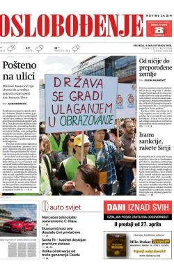 Oslobođenje - broj 25664, 9. maj 2018.