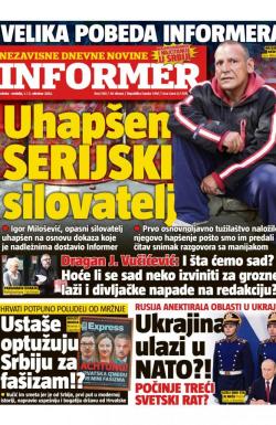 Informer - broj 3181, 1. okt 2022.