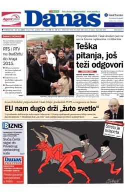 Danas - broj 5705, 13. maj 2013.