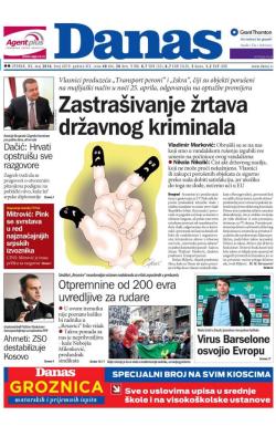 Danas - broj 6819, 31. maj 2016.