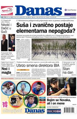 Danas - broj 5419, 31. jul 2012.