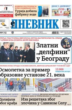 Dnevnik - broj 28329, 27. jan 2026.