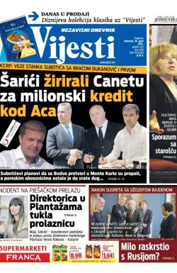 Vijesti - broj 5759, 10. apr 2014.