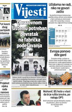 Vijesti - broj 8364, 24. jul 2021.