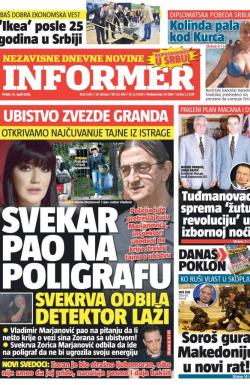 Informer - broj 1204, 15. apr 2016.